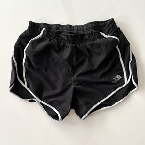 The North Face running shorts, black, xs